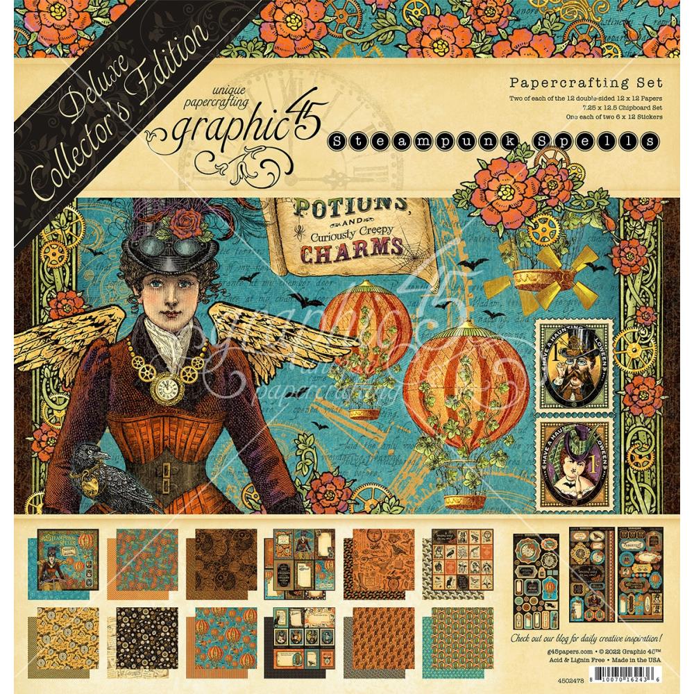 Graphic45 - Steampunk Spells - Deluxe Coll. Edition - 12 x 12"
