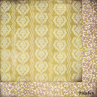 BasicGrey - Plumeria - Yellow Wallpaper 12x12"