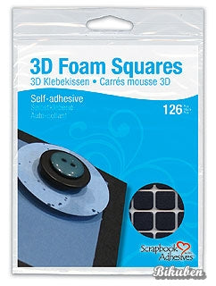 Scrapbook Adhesives - Sorte 3D Puter -Store