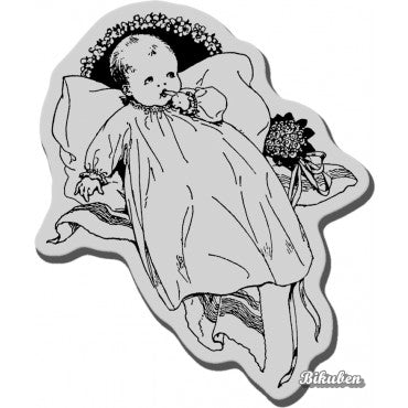 Stampendous - Cling Rubber Stamp - Christening 
