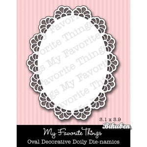 Die-namics - Decorative Oval Doily Dies 