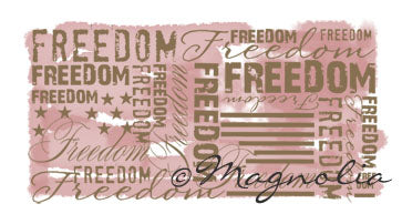 Magnolia - Special Stamp - Freedom Background