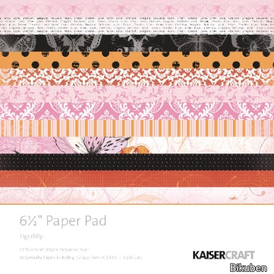 KaiserCraft - Tigerlilly 6,5 x 6,5" Paper Pad