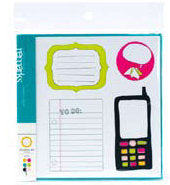 American Crafts: Remarks Journaling Texting stickers - TEEN