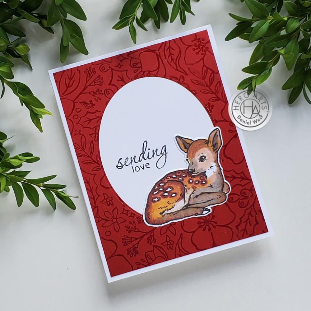 Hero Art - Fawn Friends - Clear stamps