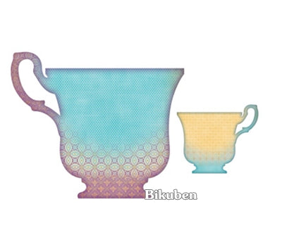 Creative Imaginations - Tea Cup - Diecut Paper