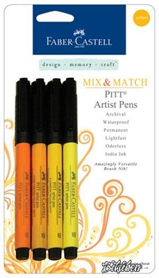 Faber-Castell - Mix&Match Artist Pens - Yellow 