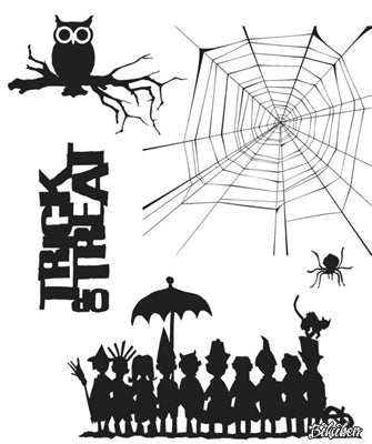 Tim Holtz Collection - Halloween Cutouts - Stamps