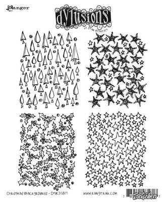 Dylusions - Christmas Backgrounds - Stamps