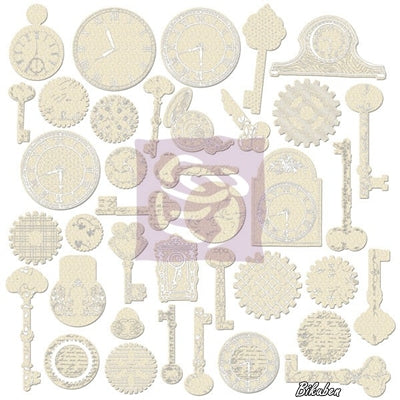 Prima - Resist Canvas - Clocks, Gears & Keys