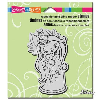 Stampendous - Cling Stamp - Angel Kiddo