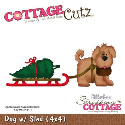CottageCutz - Dog with Sled Dies