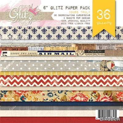 Glitz Design - Yours Truly 6x6" Paper Pad