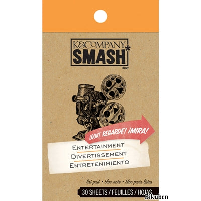 K&Company - Smash List Pad - Entertainment