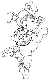 Magnolia - Little Easter - Ballerina Bunny Tilda - Stamp