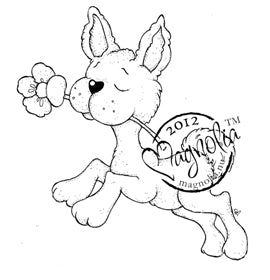 Magnolia - Little Easter - Little Hoppy with Buttercup - Stamp