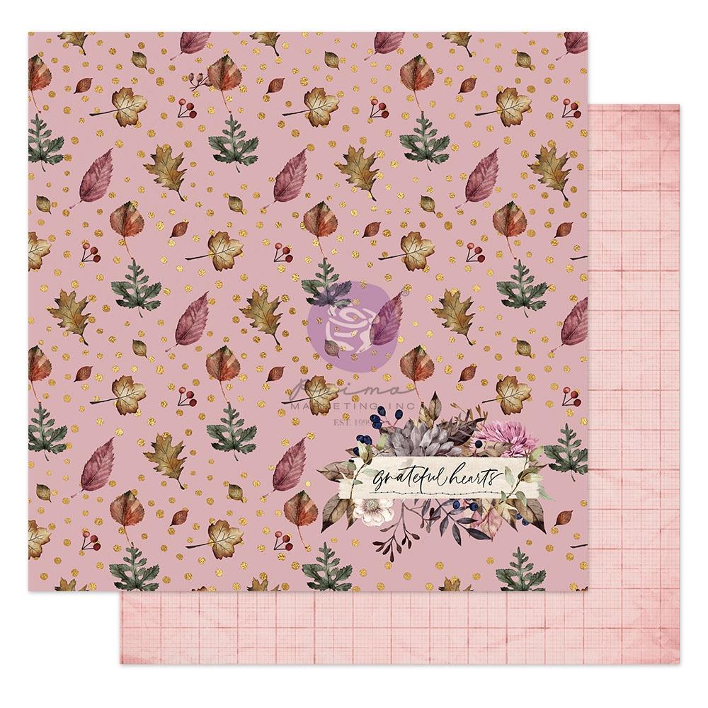 Prima - Hello Pink Autumn - Paper Pad  - 12 x 12"
