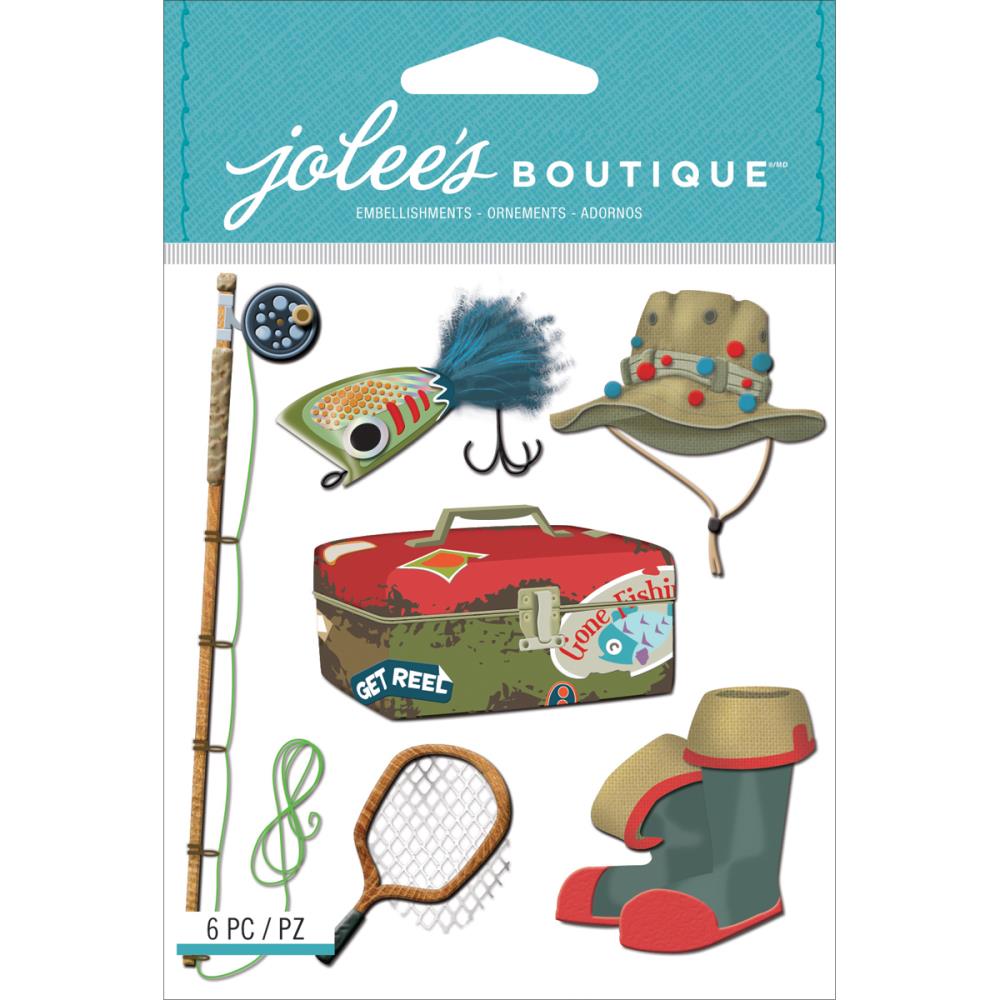Jolee's - 3D Stickers - Fishing