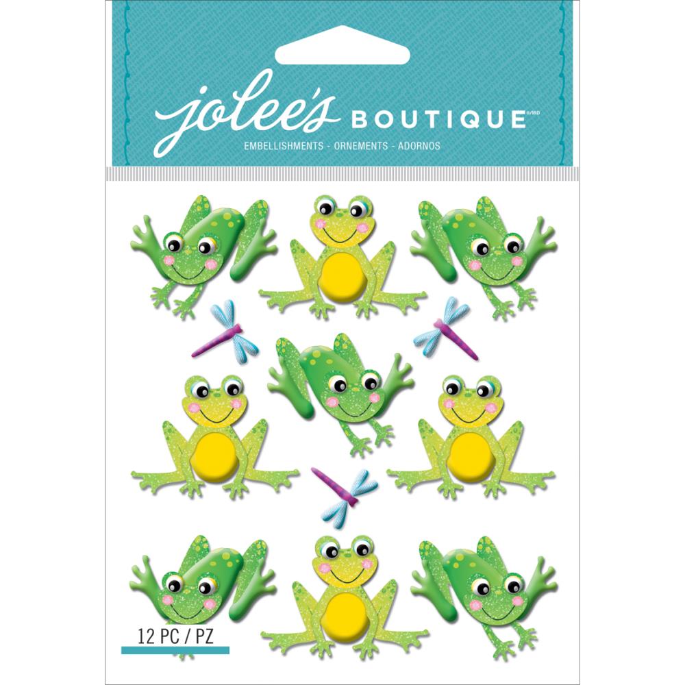 Jolee's - 3D Stickers - Cutesy Frogs