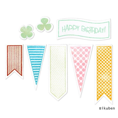 Sizzix - Stamp & Die-cut - Banners #2