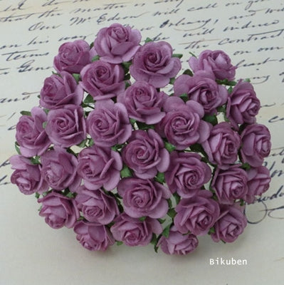 Wild Orchid - Roses 15mm - Dark Lilac