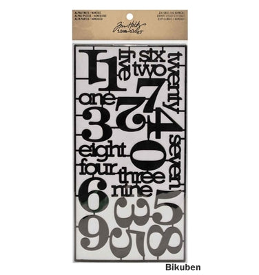 Tim Holtz - Ideaology - Alpha Parts - Numeric