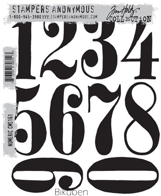 Tim Holtz Collection - Numeric - Stamps