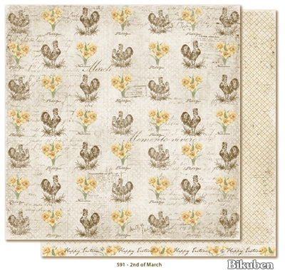 Maja Design - Vintage Spring Basics - 2nd of March 12x12"