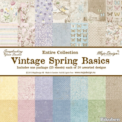 Maja Design - Vintage Spring Basics 6x6" paper pad