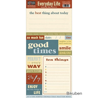 The PaperLoft - EveryDay Life - Good Times Accessory Sheet