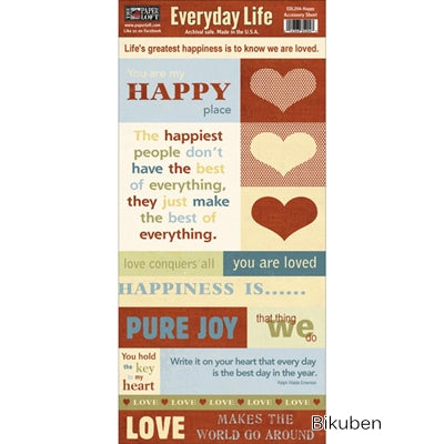 The Paperloft - EveryDay Life - Happy Accessory Sheet