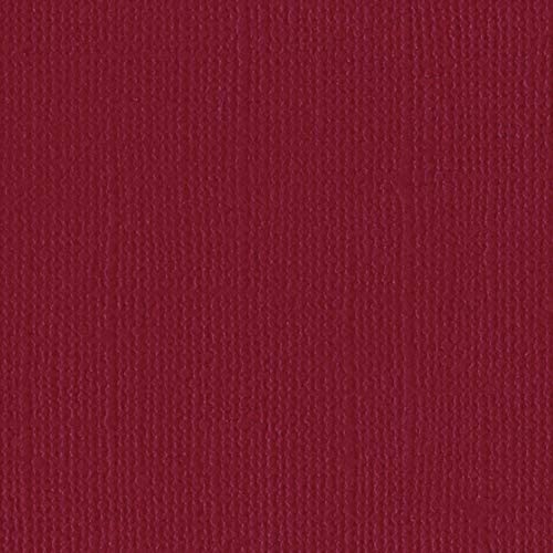 Bazzill - Canvas - Blush Red Dark 12x12"