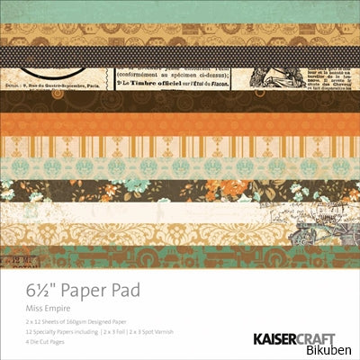 KaiserCraft - Miss Empire 6x6" Paper Pad