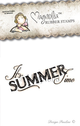 Magnolia - Sea Breeze - It's Summer Time (text) - Stamp