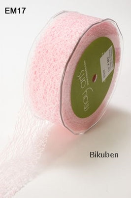 May Arts - Net Ribbon - Pink - METERSVIS
