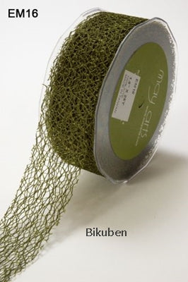 May Arts - Net Ribbon - Olive - METERSVIS