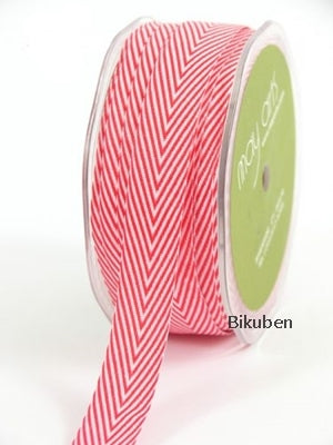 May Arts - Chevron Stripes Ribbon - Red - Metersvis 