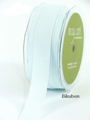 May Arts - Chevron Stripes Ribbon - Light Blue - Metersvis 
