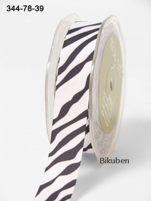 May Arts - Animal Print Ribbon - Zebra - METERSVIS