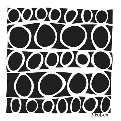 The Crafters Workshop - Stencil - Circles in Lines 6x6"