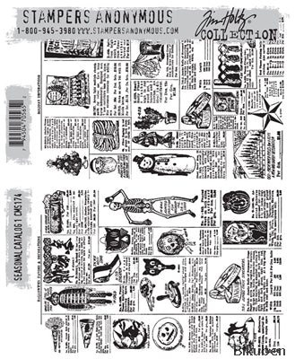Tim Holtz Collection - Sesonal Catalog 1 - Stamps