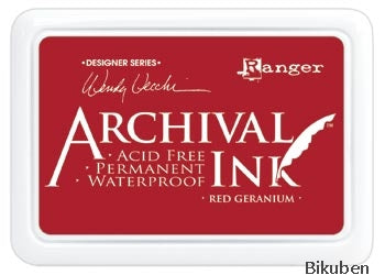 Ranger - Archival Ink Pad - Red Geranium