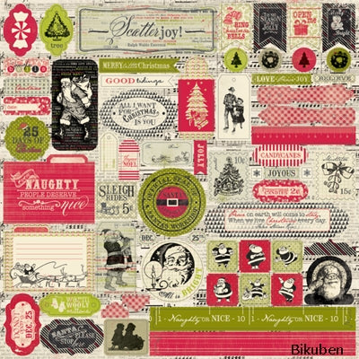Authentique - Joyous - Details Stickers 12x12"