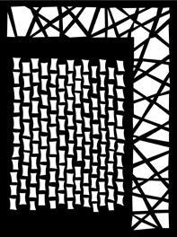 Dylusions - Stencil - Staggered Brickwork 5x8"
