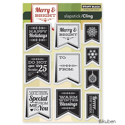 Penny Black - Christmas Banners - Slapstick Stamp
