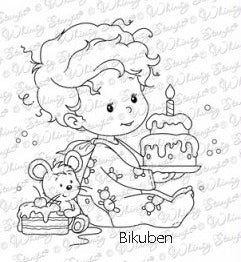 Whimsy Stamps - Cling mount - Birthday Baby Boy
