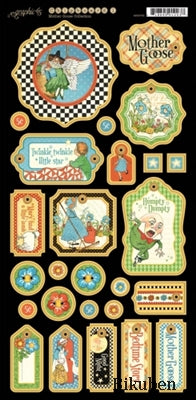 Graphic45 - Mother Goose - Chipboard Die-cuts 1
