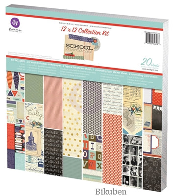 Prima - School Memories Collection Kit 12x12"