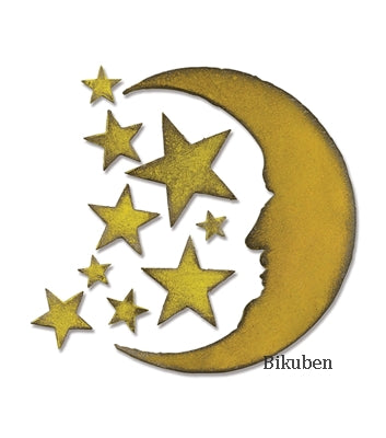 Tim Holtz Alterations - Bigz Dies - Crescent Moon & Stars