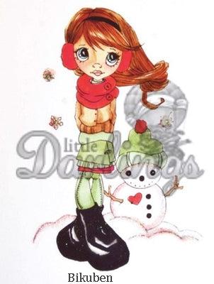 Little Darlings - Saturated Canary - Winter's Day - Umontert Stempel